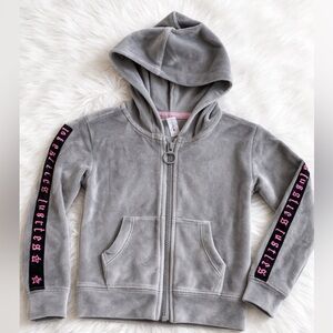 Ideology Gray and Pink Athletic Joggers/ jacket with Elastic Waistband -LIKE NEW
